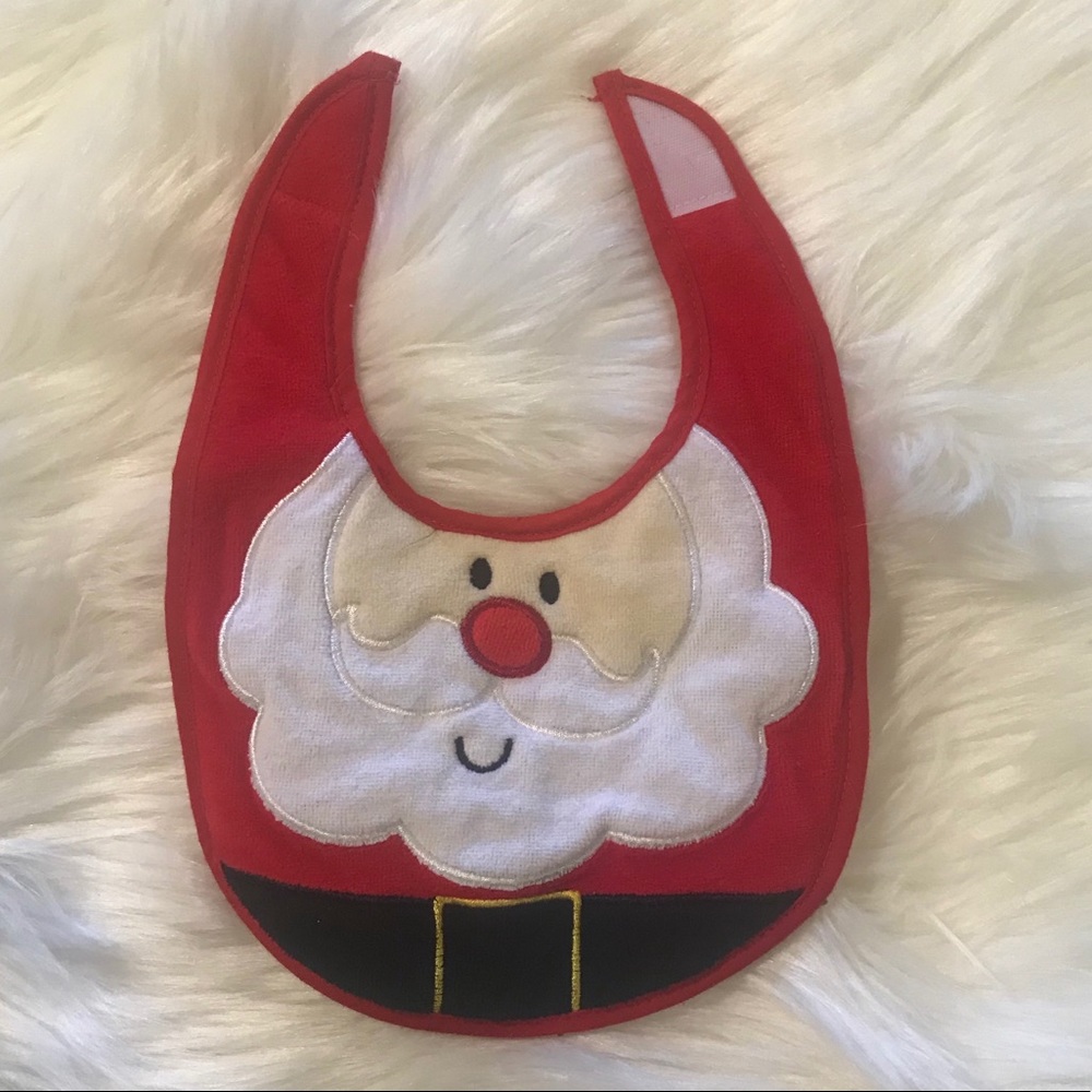 Tender Kisses Santa Bib for Baby